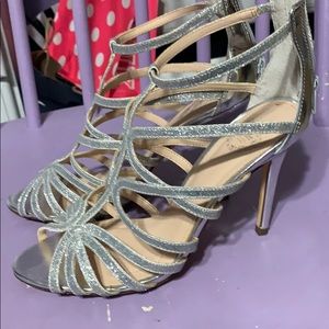 Silver heels